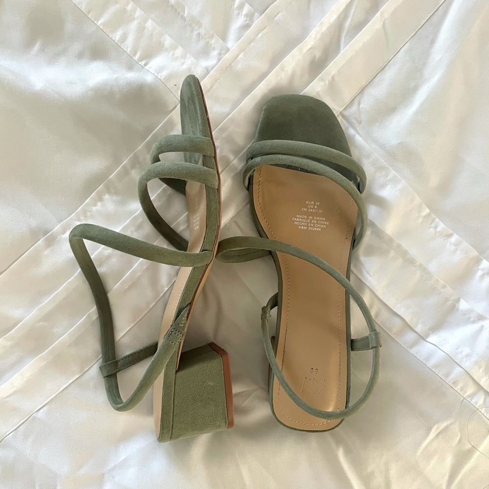 H&M block heeled sandals